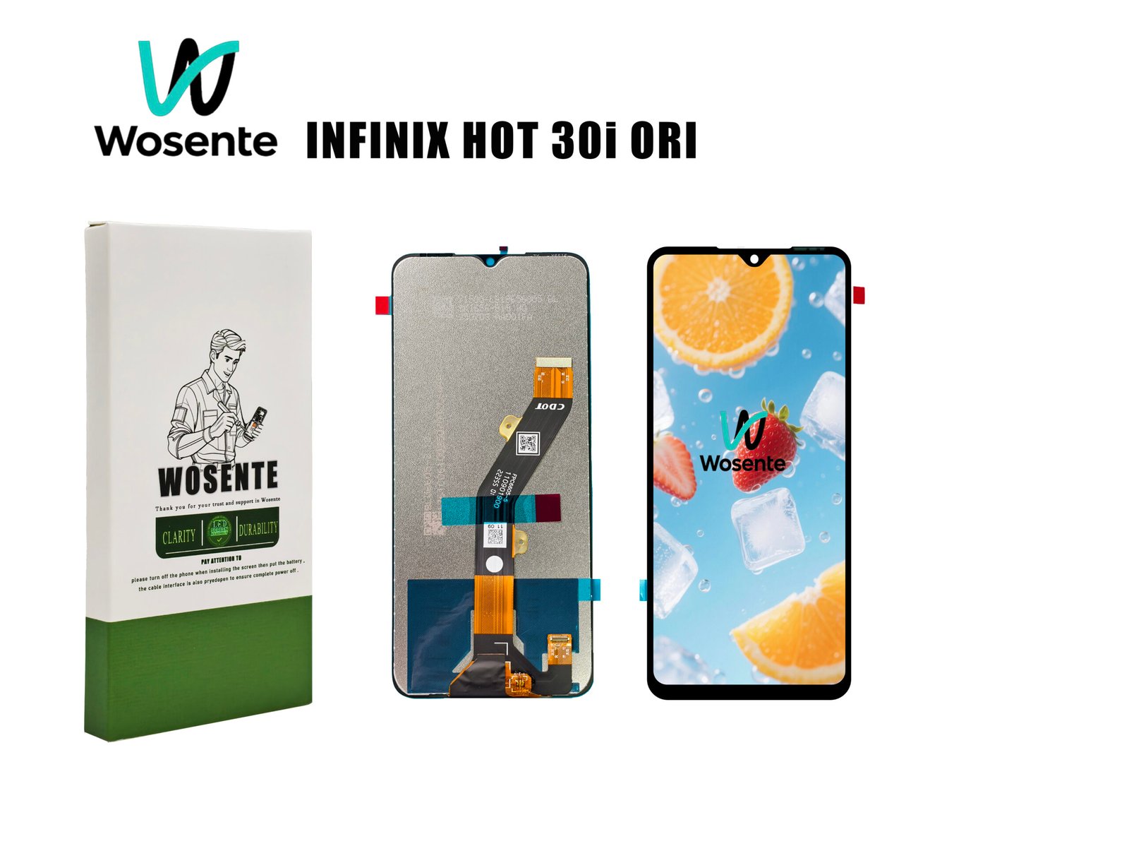 INFINIX HOT 30i ORI ORIGINAL LCD Screen + Digitizer Assembly for INFINIX HOT 30I - Image 1