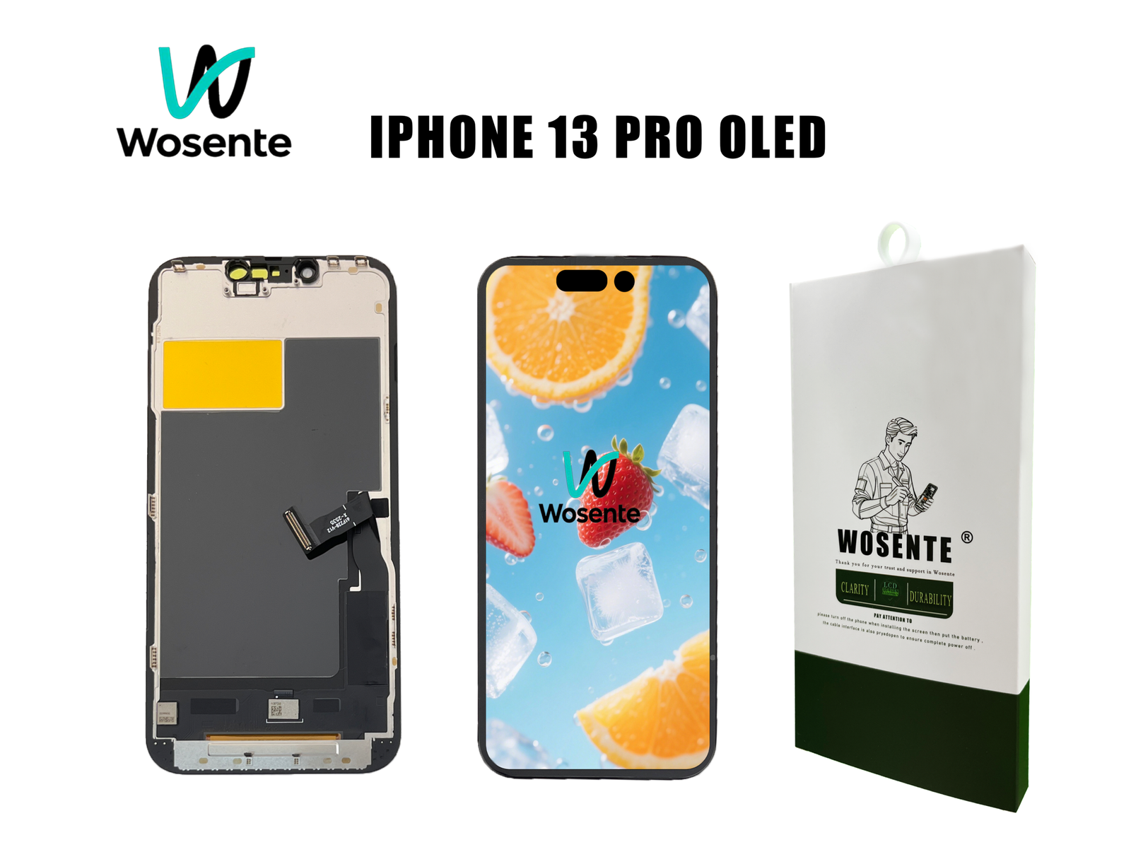 IPHONE 13 PRO OLED OLED LCD Screen + Digitizer Assembly for IPHONE 13 PRO - Image 1